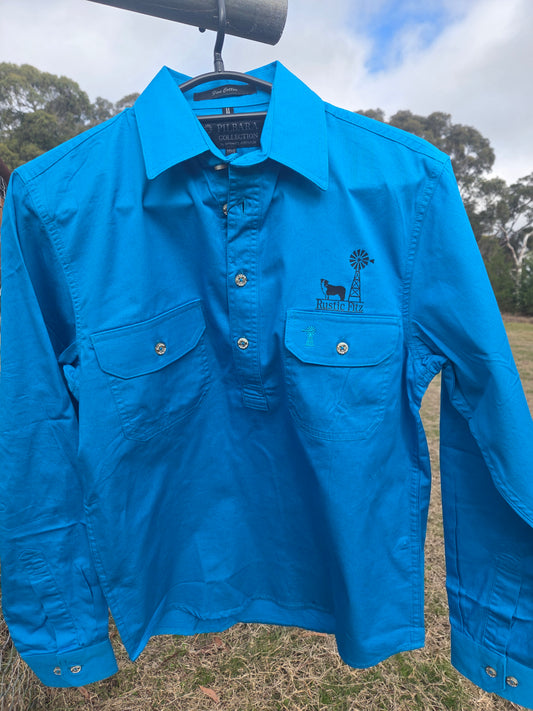 'Azure' Work Shirt - Kids